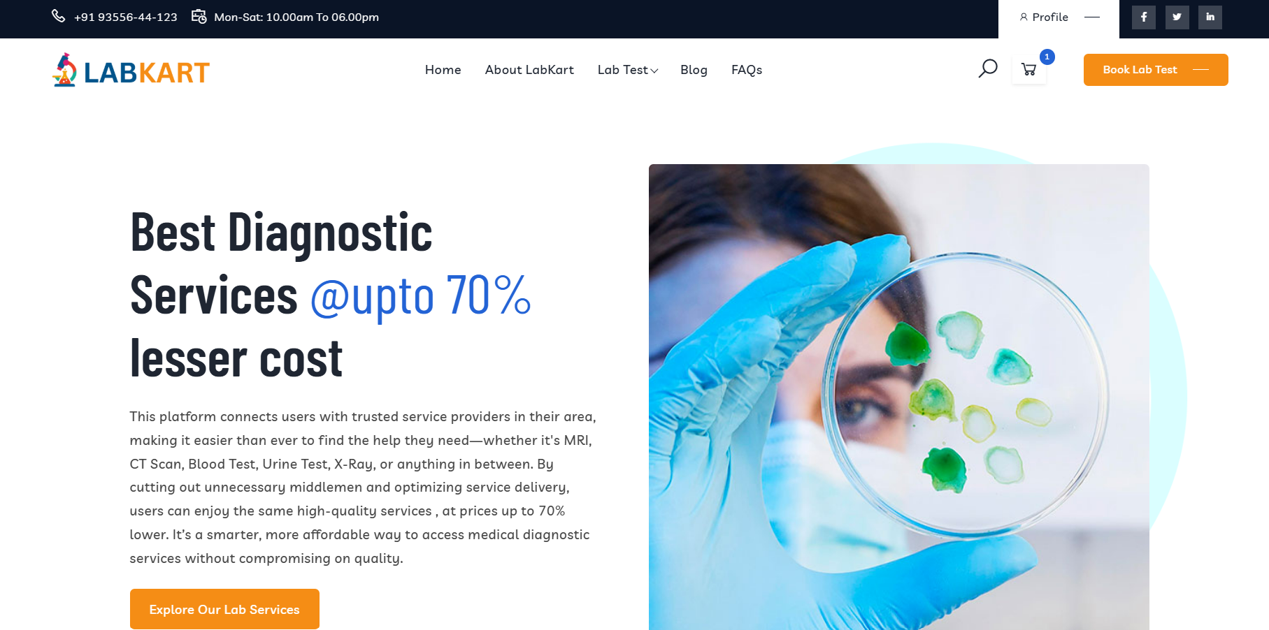 Lab Test Booking System - LabKart